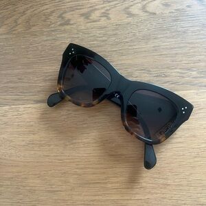 Celine Black and Tortoise Sunglasses